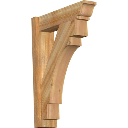 Ekena Millwork Merced Rough Sawn Traditional Outlooker, Western Red Cedar, 6"W x 22"D x 30"H OUT06X22X30MRC01RWR